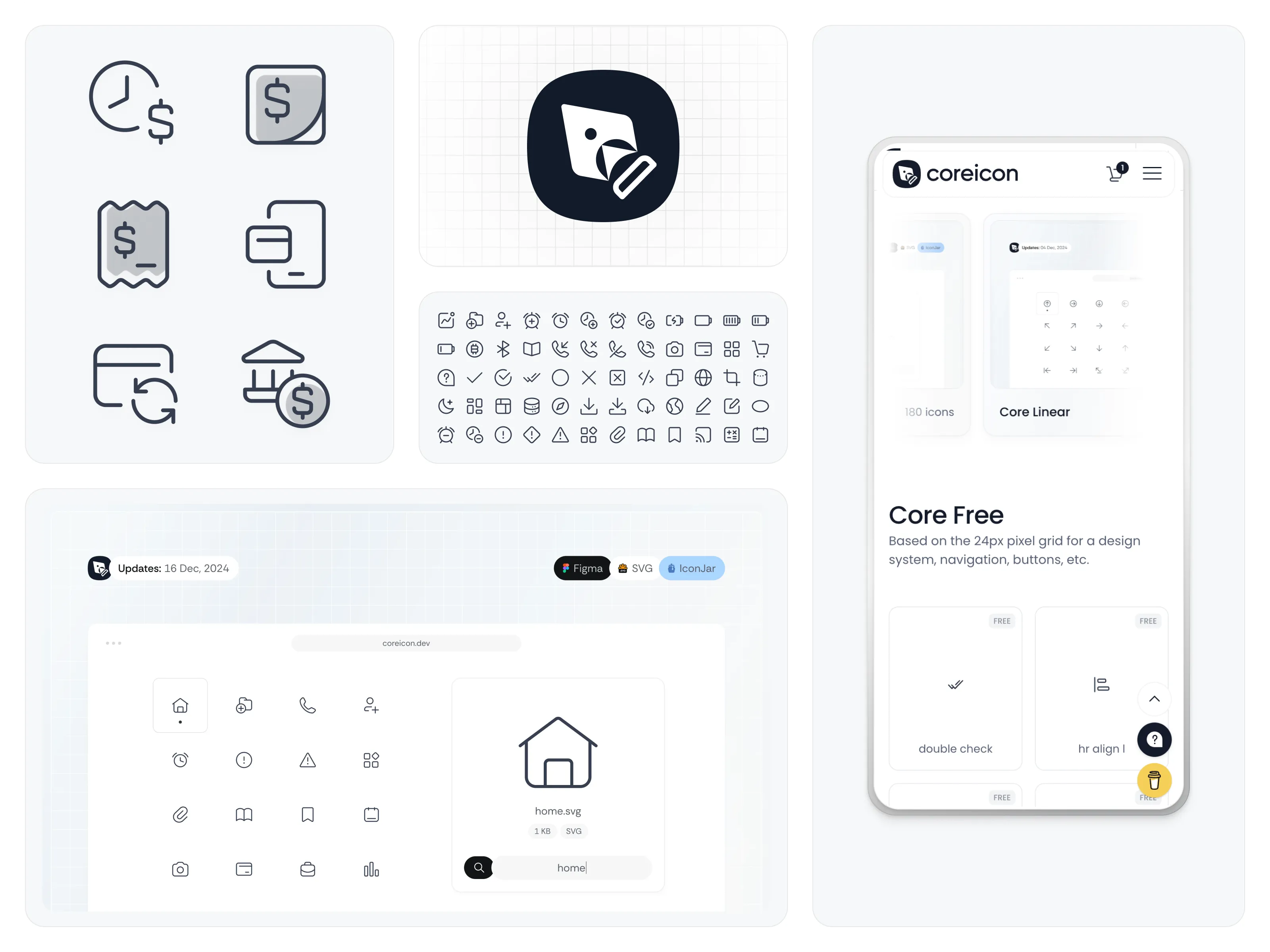 Coreicon Bento Grid
